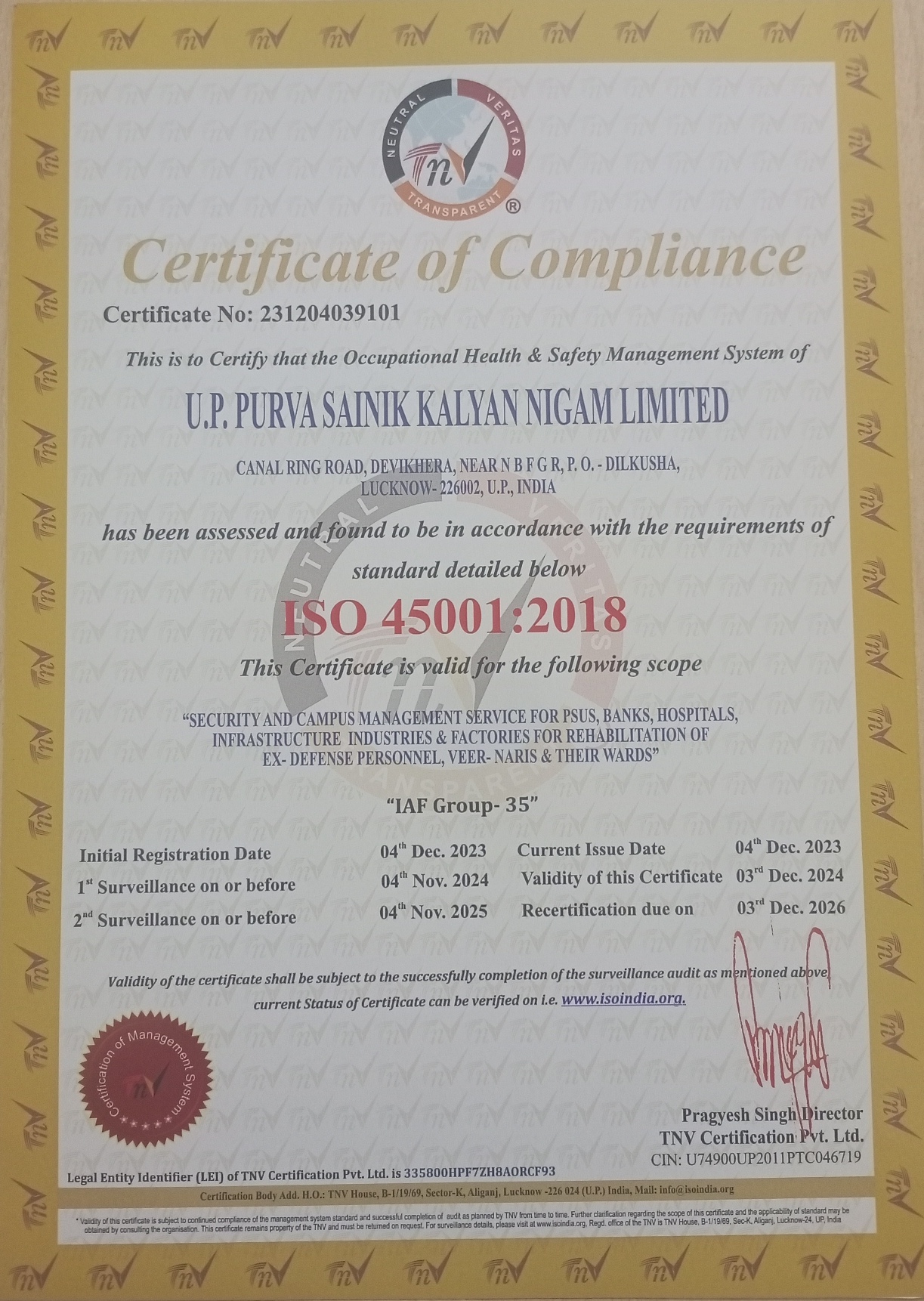 ISO 45001-2018